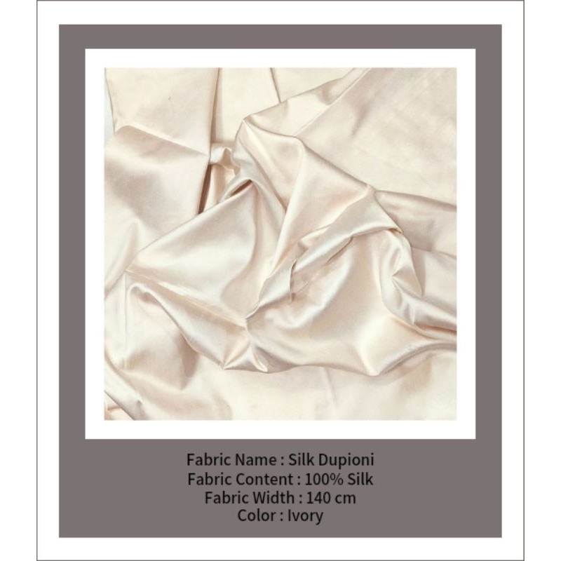 JAHAN-ARA™ - AMP - Ivory - Kain Satin - Kain Silk - Kain Sutra - Kain Satin Premium - Kain Silk Prem