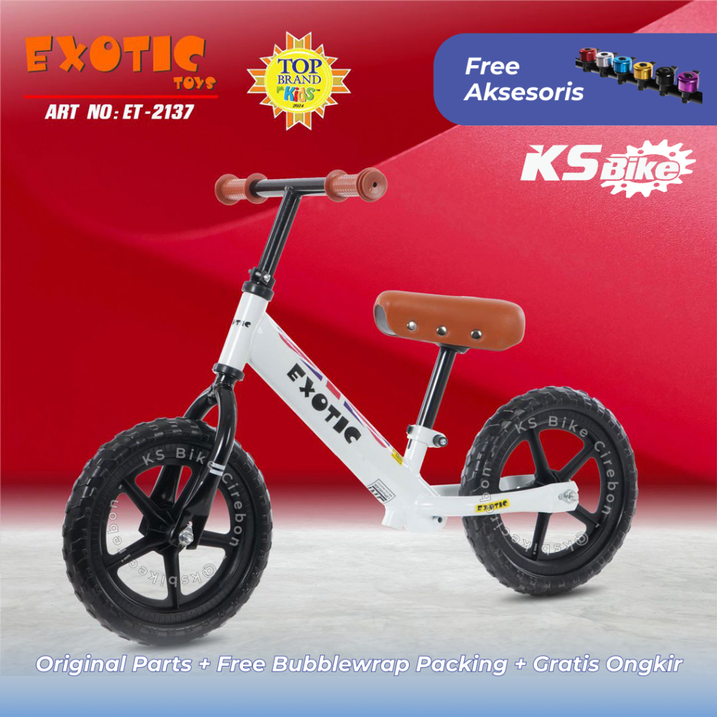 Pushbike Balance Bike Sepeda Keseimbangan Anak Exotic 2011 2017 2137 Push Bikeby Pacific Bike KS Bik