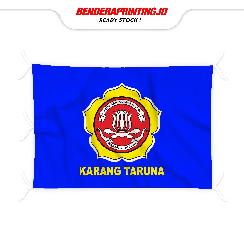 Bendera Karang Taruna Printing Kain Tetron