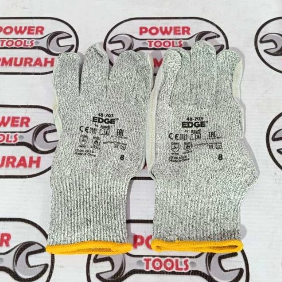 

Sarung Tangan Kerja Safety Anti Potong - Ansell Edge 48-703 Original (bis warna kuning)