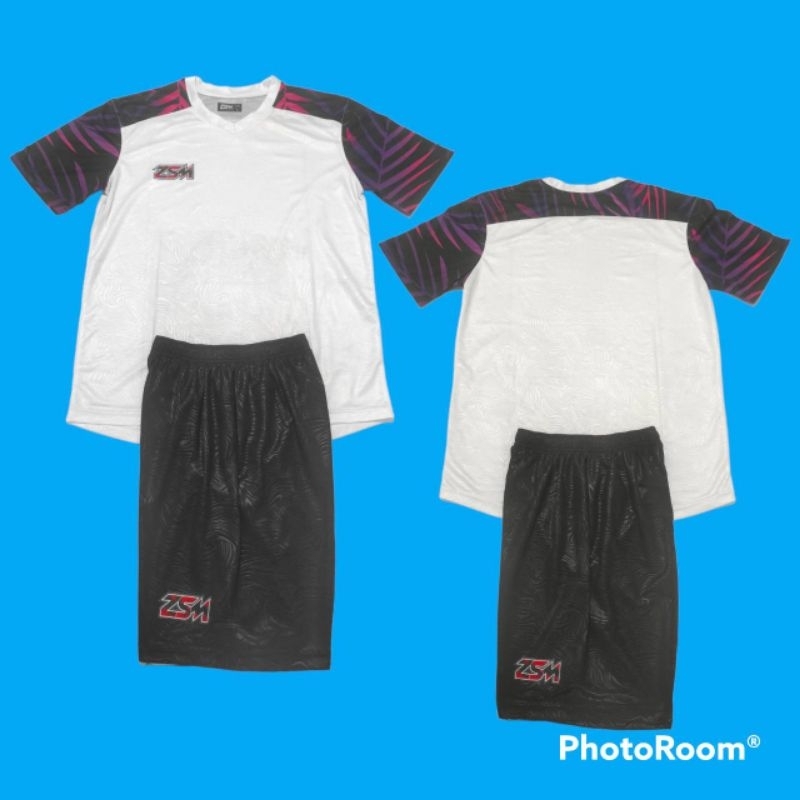 Jersey Embos Topo + Kain Milano Zidan Sport Makassar ( Size L )