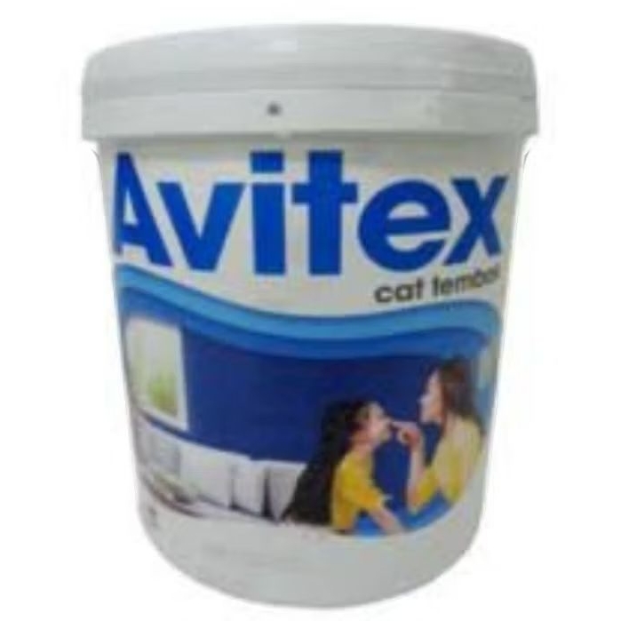 Avitex cat tembok eksterior dan interior putih SW 25 kg