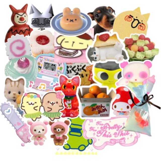 

DECO STICKER PACK VINTAGE RETRO AESTHETIC