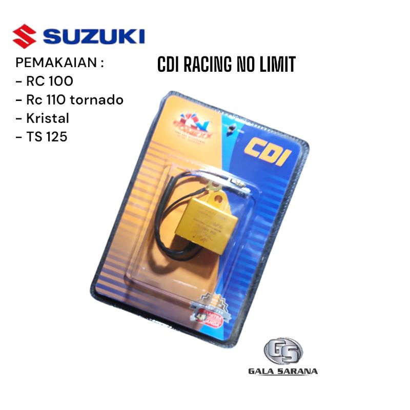 CDI Racing gomexx no limit Rc 100 rc 80 Crystal TS 125 sprinter