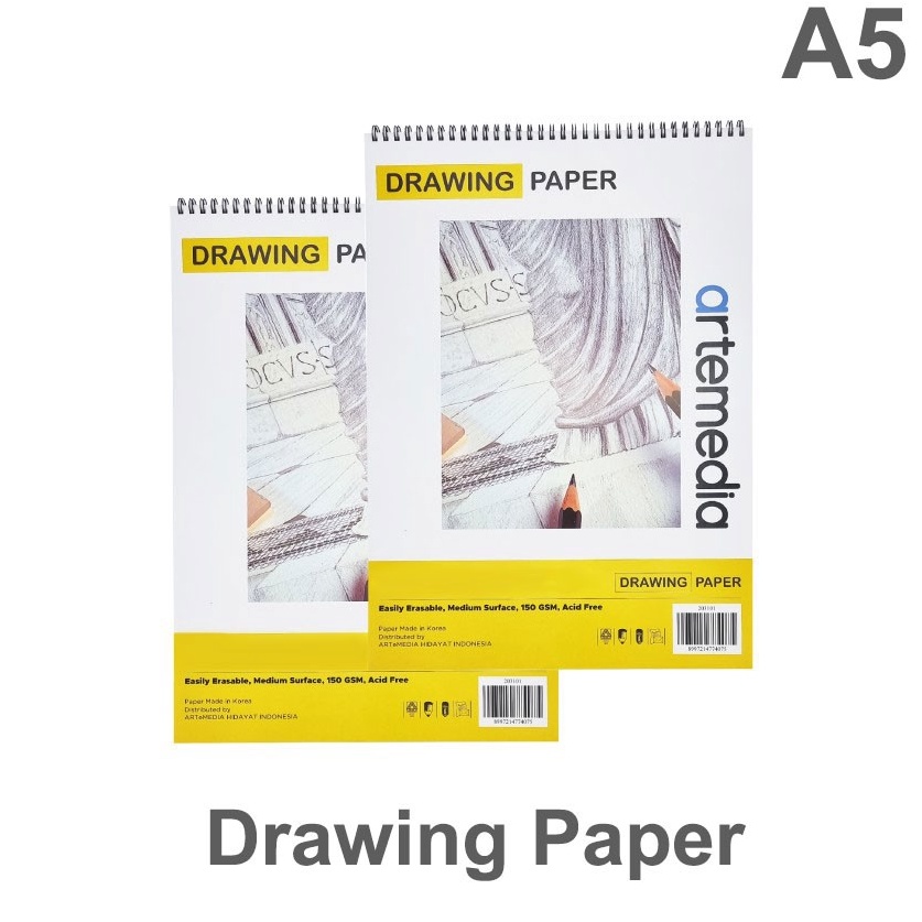 

Serba Serbu Artemedia Drawing Paper Book A5 3 lembar Buku Gambar Sketchbook