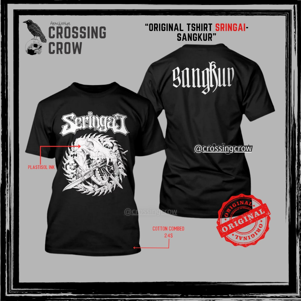 KAOS SERINGAI ORIGINAL T SHIRT SANGKUR