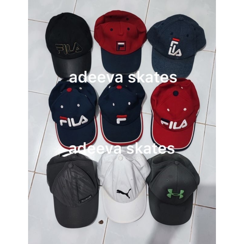 Topi Pria ORIGINAL UNDER ARMOUR, FILA, PUMA, KAPPA