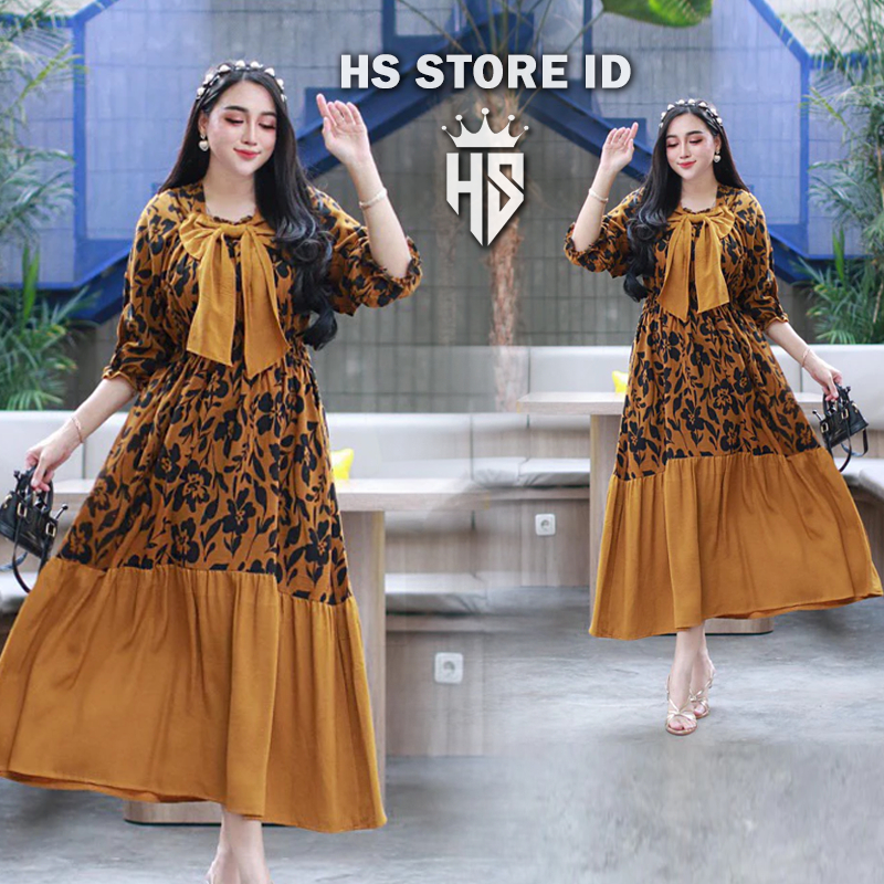 HS-STORE-ID | Daster Kekinian Terbaru Dress Casual Wanita VIRAL Terusan Wanita Casual Dress Daster H