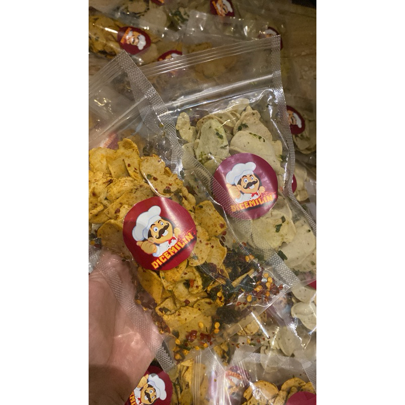 

DICEMILIN.bymel | Basreng Pipih Pedas Original Daun Jeruk Gurih Crispy