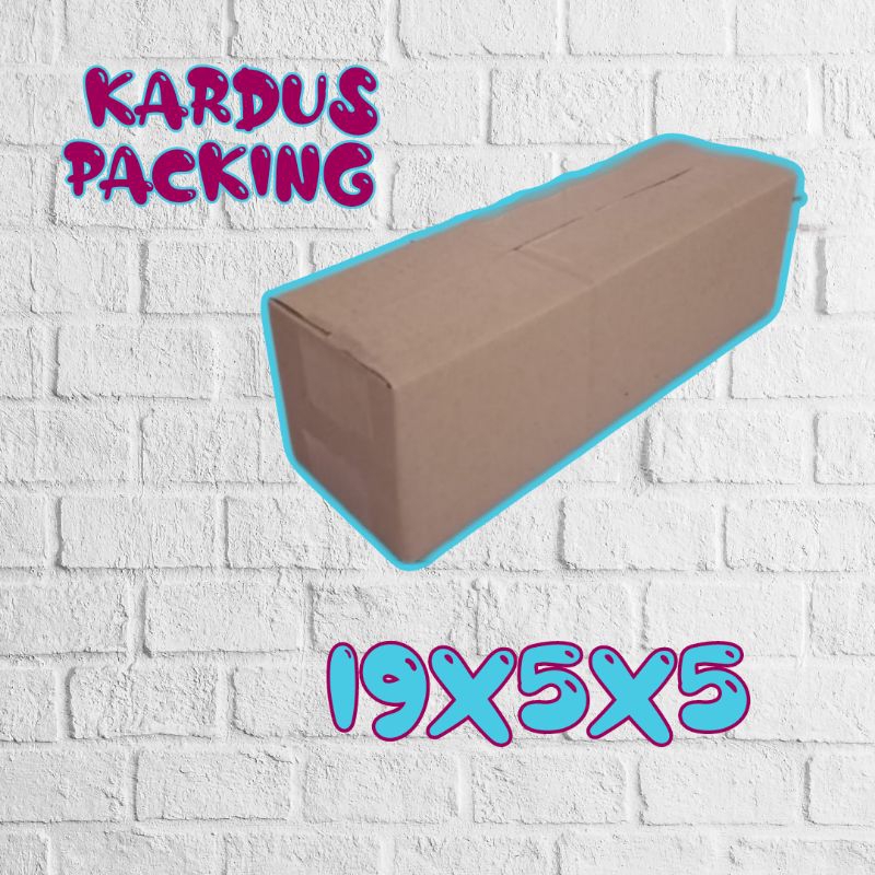 

kardus packing UK 19x5x5 kardus kecil kardus besar