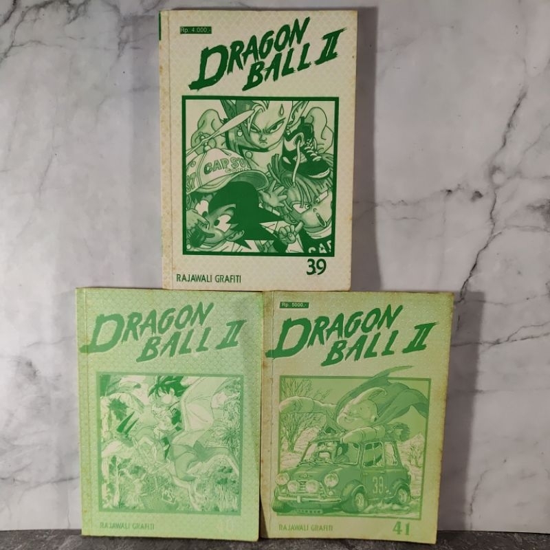 Komik Dragon Ball II, Vol 34,35,39,40,41,45 Rajawali Grafiti.
