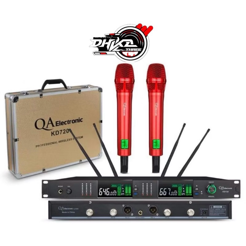 MIC WIRELLES QA ELEKTRONIK KD720 ORIGINA KOPER / MIC QA ELECTRONIC KD720 ORIGINAL KOPER / Mic Qa Ele