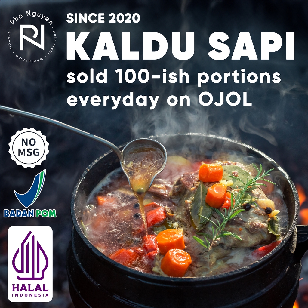 

Beef Broth / Beef Stock / Kaldu Sapi Old Quarter