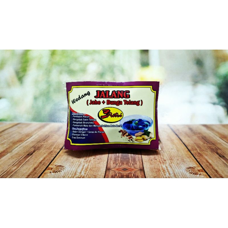 

WEDANG JAHE BUNGA TELANG (1 PACK ISI 10 PCS)