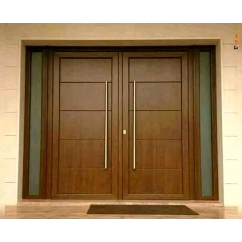 pintu rumah jendela kaca kusen kayu jati modern furniture mebel