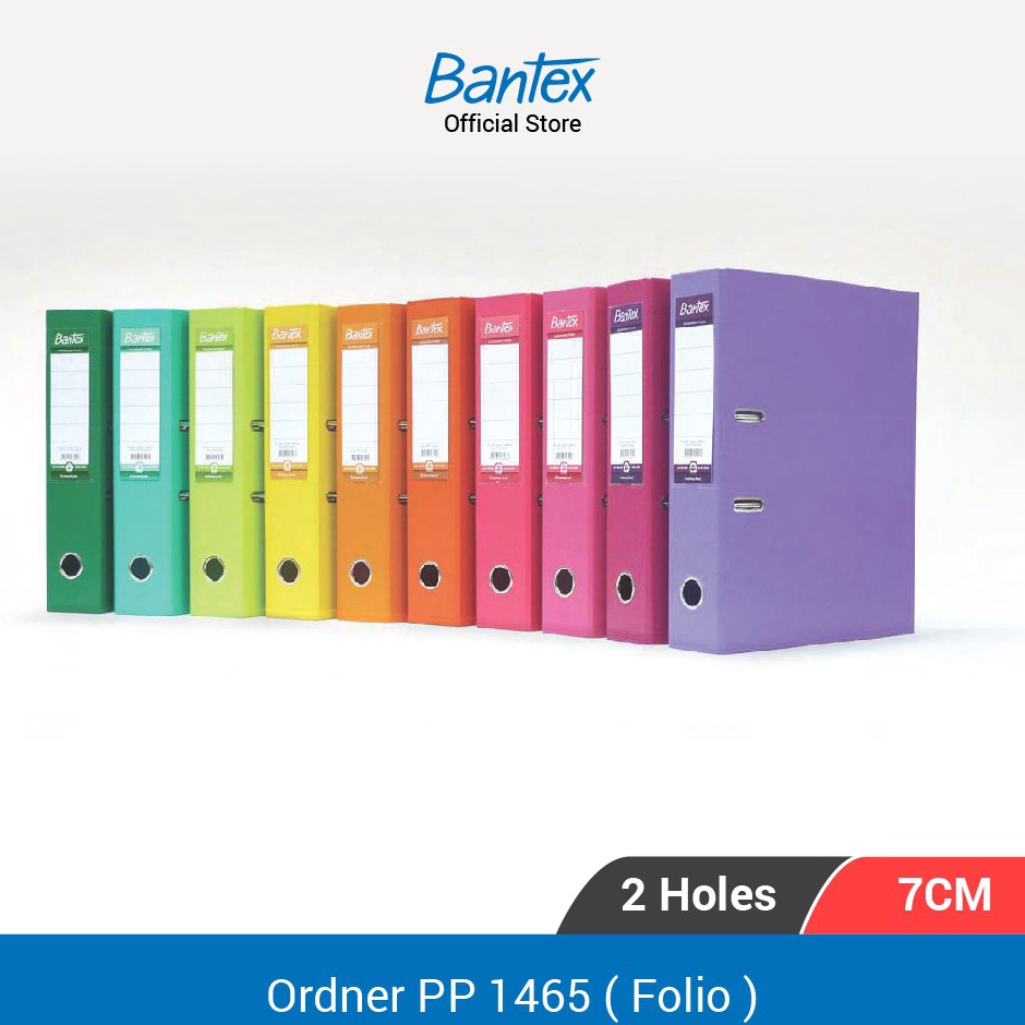 

KODE M9J7 Bantex Lever Arch File Ordner PP Folio 7cm Modern colours 1465