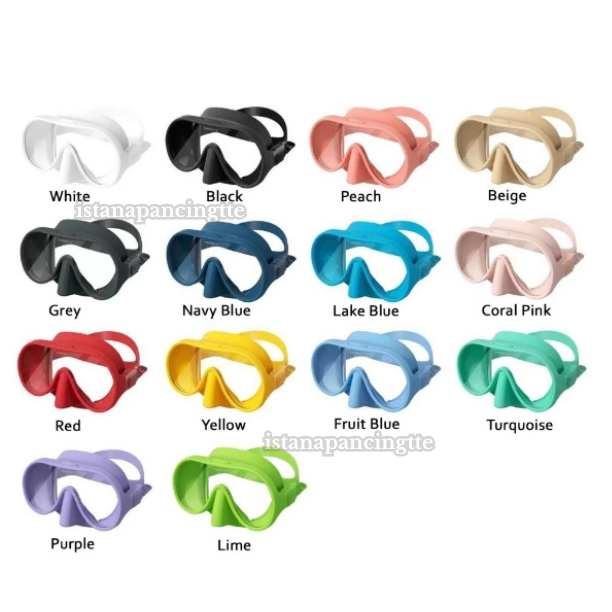 DIVE MASK ZEEPRO M1 FRAMELESS SINGLE LENS ANTI FROG FILM