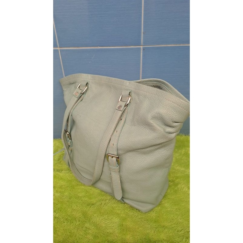 Preloved Totebag | Totebag wanita warna Tosca