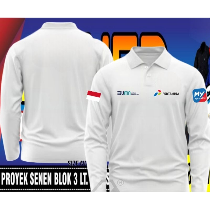 Kaos Pertamina kaos polo katun Pertamina kaos kerah Pertamina baju Pertamina polo shirt Pertamina ba