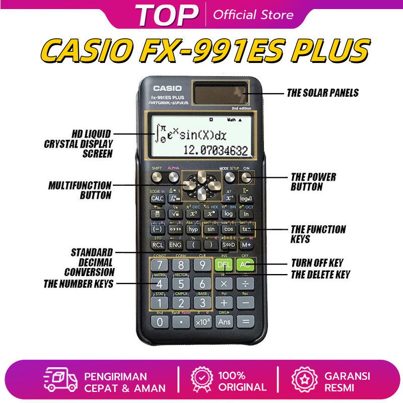 

Kalkulator Scientific Casio FX-991EX Kalkulator Scientific Casio ilmiah FX-991EX Classwiz Asli dan Bergaransi FX-991CW Kalkulator Ilmiah Original 991ES-Plus Kalkulator Casio Scientific Calculator Casio Scientific Kalkulator Scientific Casio 82ms