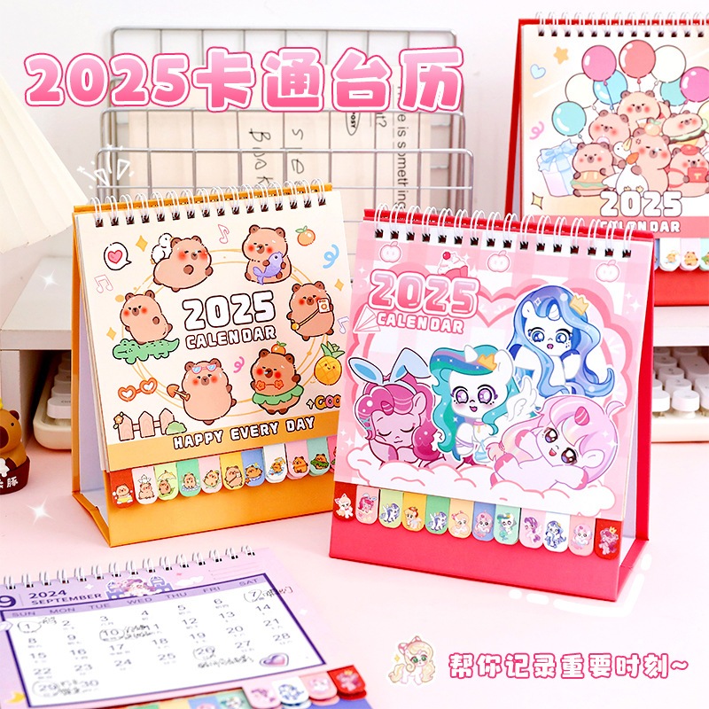 

Kalender 2025 Capybara Kalender Planner Kalender Meja Calender 2in1 Capybara Desk Calender