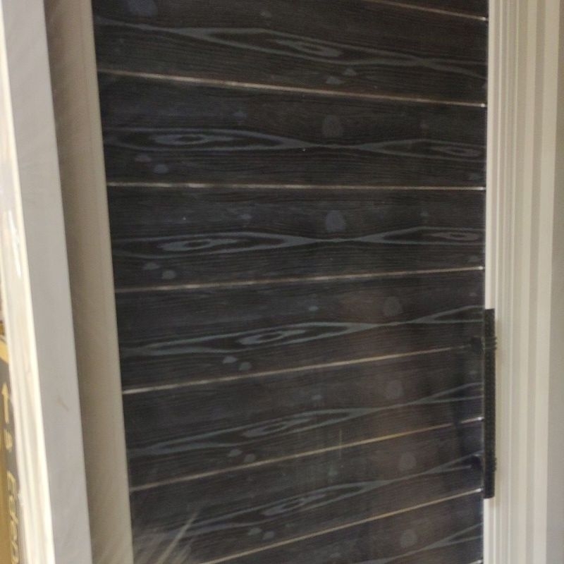 Pintu Kamar Mandi PVC Lite Edition Hitam Minimalis