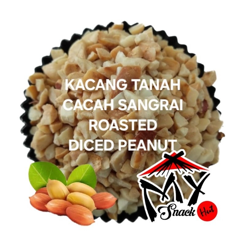 

KACANG TANAH CACAH MATANG 250GR ROASTED SANGRAI PEANUT DICED CHOPPED TOPPING DONAT MARTABAK HALAL