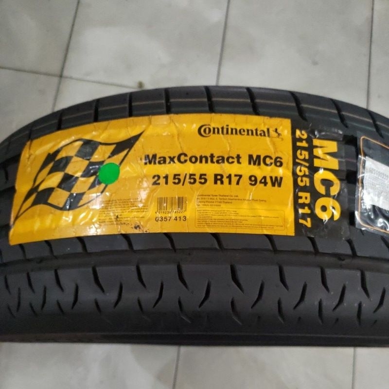 Ban Continental Max Contact MC6 215/55/R17 94W Tubeles