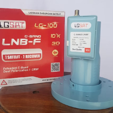 LNB Parabola LGSAT Single C Band Dual C Band Untuk 1 Receiver 2 Receiver Original