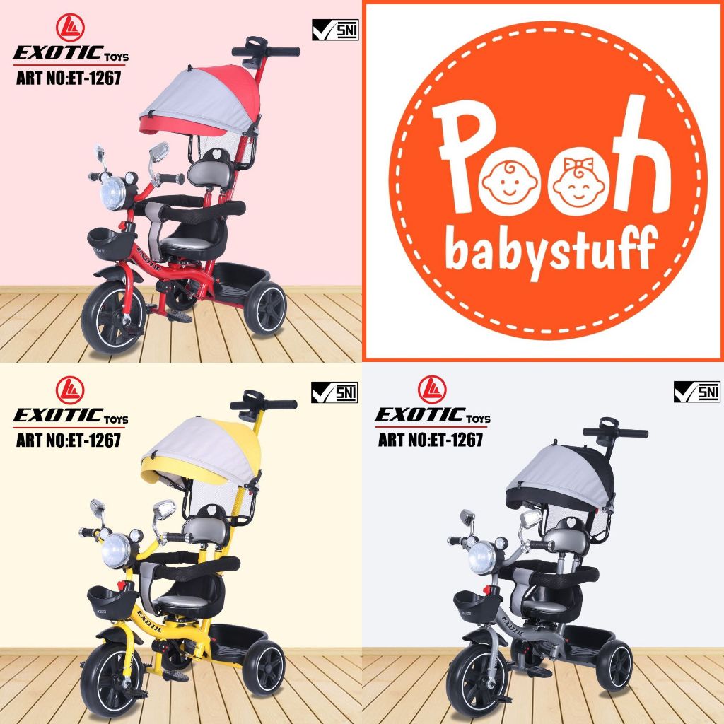 SEPEDA ANAK RODA TIGA EXOTIC ET 1267