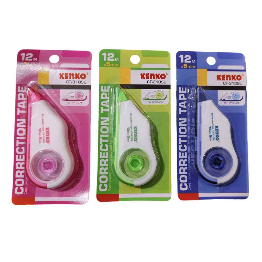 

KENKO CORRECTION TAPE CT-310SL (12MX5MM) WARNA RANDOM
