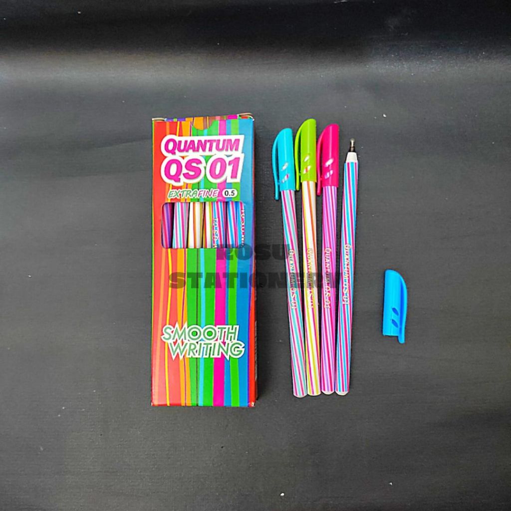 

BOLPEN / BALLPOINT / PULPEN / POLPEN STANDARD QUANTUM QS 01 HITAM