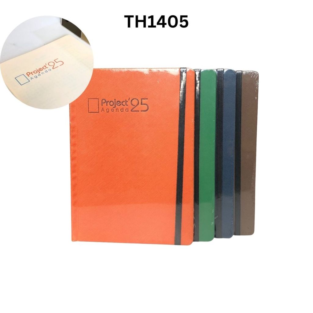 

Buku Agenda TH Project Tahun 2025#1404 B5 & #1405 A5 Agenda Projek Hard Cover 2025 - Satuan SHABG