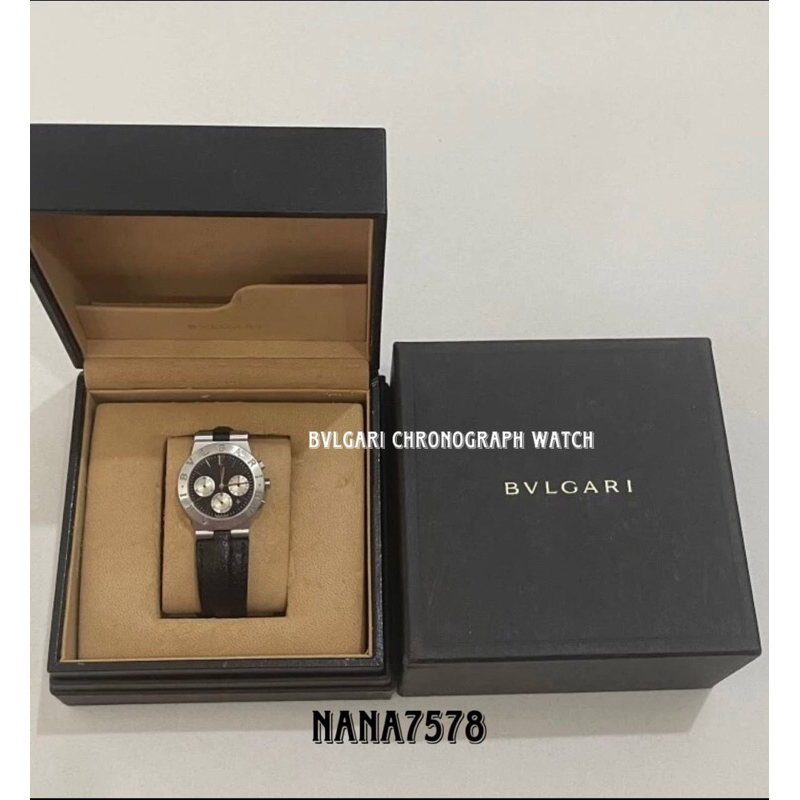 Bvlgari chrono watch jam tangan bvlgari