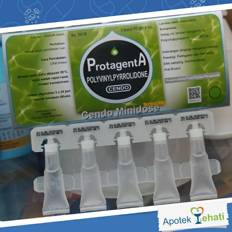 Cendo Protagenta Minidose 0,6 mL Obat Tetes Mata steril