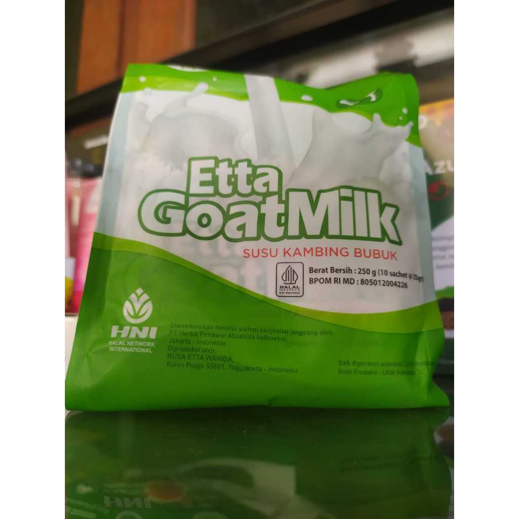 

Etta Goat Milk - Susu Kambing Ettawa HNI HPAI - Produk Resmi dan Original