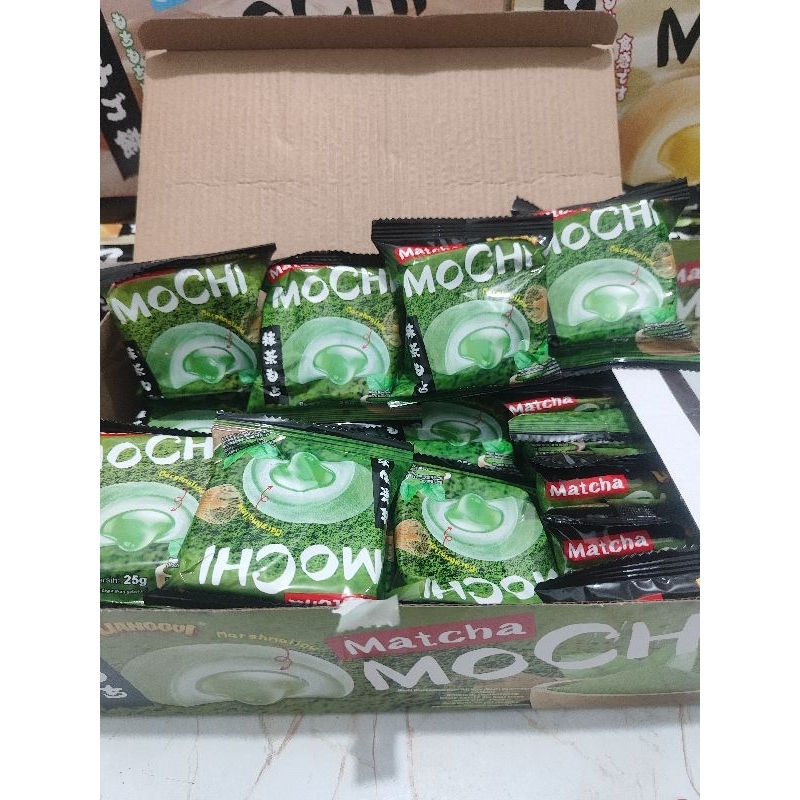 

lianggui mochi marshmallow viral rasa mangga, strawbery,coklat, dan matcha isi 24pc lianggui