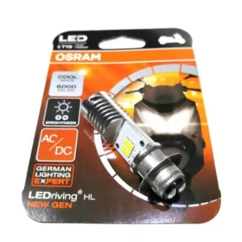 BOHLAM LAMPU DEPAN LED OSRAM HS1 SCOOPY VIXION NINJA RR Z250SL AC DC Osram