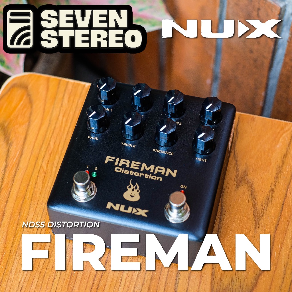 Nux NDS5 NDS-5 NDS 5 Fireman Distortion Pedal