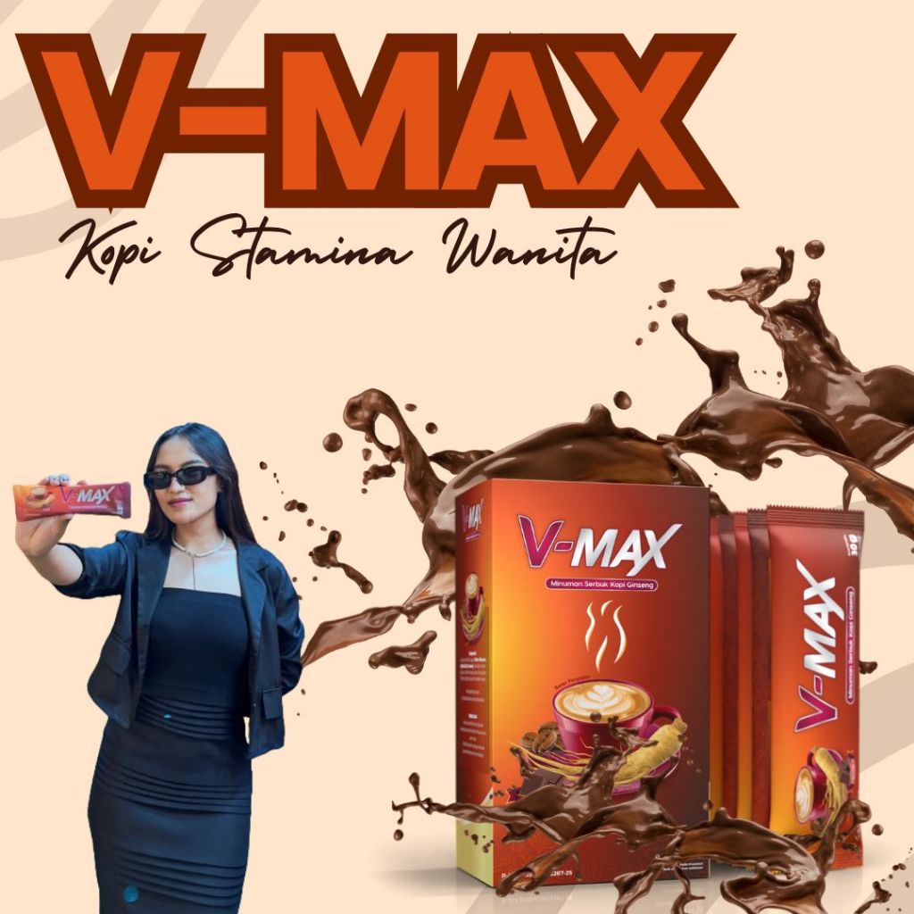 

Minuman Penambah Gairah S3X Wanita VMax Coffe Rasa Cokelat Kopi Stamnia Wanita Ampuh BPOM