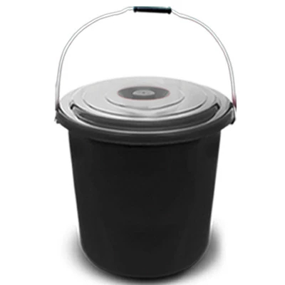 Ember Hitam 6 Galon Handle Kawat + Tutup