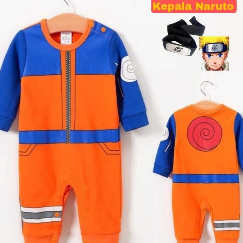 KF7 Kostum baju anak NARUTO FREE IKAT KEPALA NARUTO