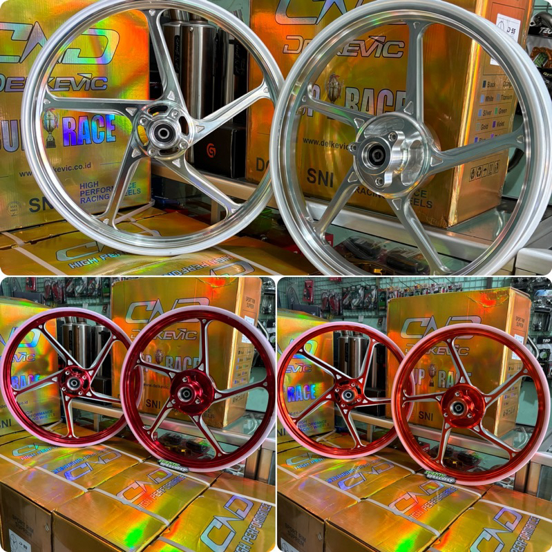 DELKEVIC-VELG DELKEVIC SUZUKI SATRIA FU KARBU DAN FU INJEKSI