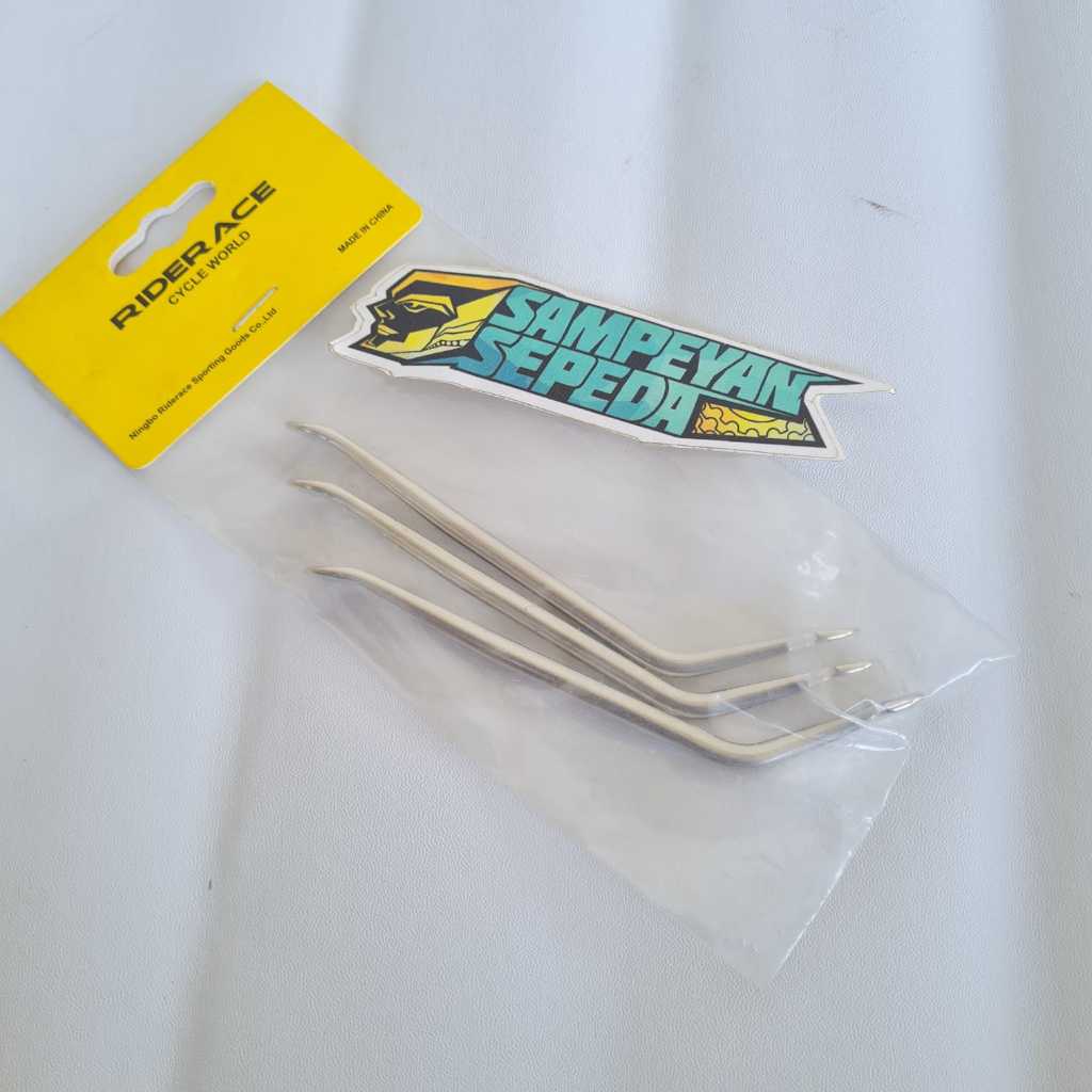 Cukit Ban Sepeda Riderace Stainless Isi 3pcs Cungkil Ban Sepeda Alat Cukit Ban Sepeda