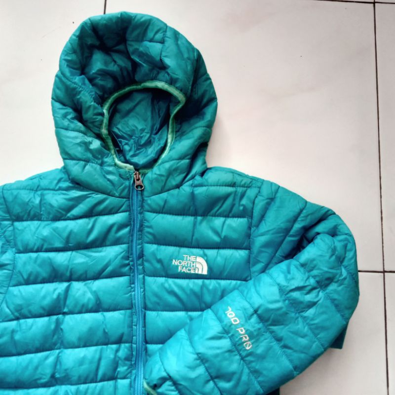 jaket bulang bulu angsa anak tnf the north face 700 pro + pouch