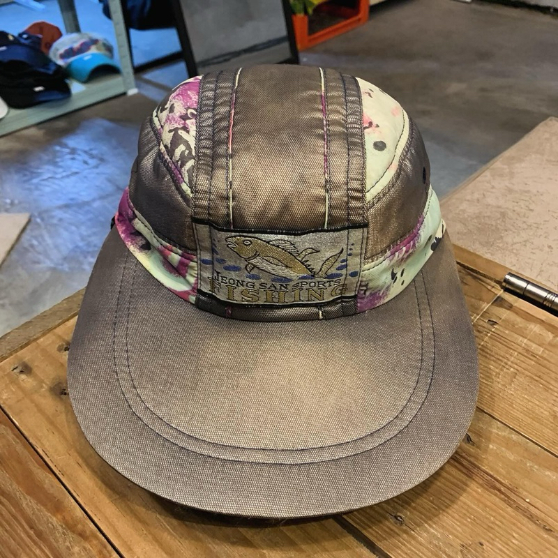 Topi/Snapback Vintage Jeong San Sports Fishing Second Branded Original