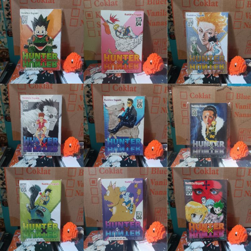Komik Hunter x Hunter 1,2,3,4,5,6,7,8,9 cabutan / komik Hunter x Hunter vol 1,2,3,4,5,6,7,8,9 cabuta