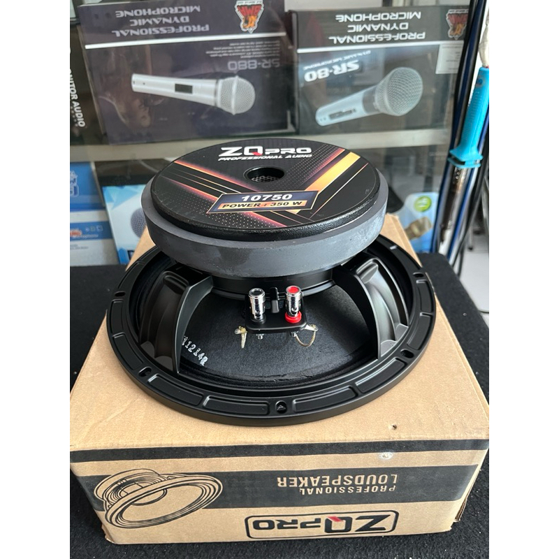 Speaker ZQ pro 10750 10in 10inch 10inci VC 3in 350watt max