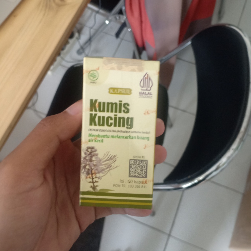 

Tazakka Kumis Kucing 60 Kapsul Obat Batu Ginjal & Sakit Pinggang Alami