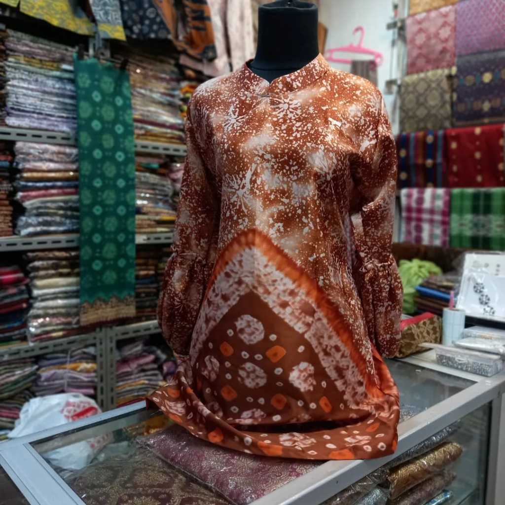 tunik jumputan palembang